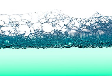 su kabarcıkları ile