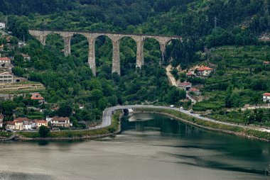 Douro Valley - Town Oliveira do Douro clipart