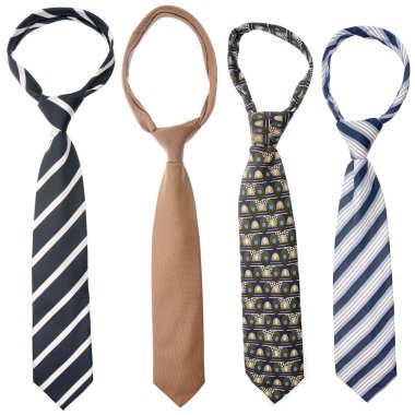 Four ties clipart