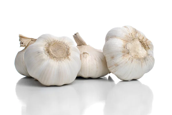 Three garlic — Stock Photo, Image