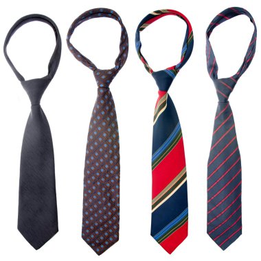 Four ties clipart