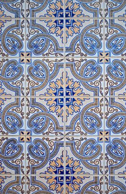 geleneksel Portekiz azulejos
