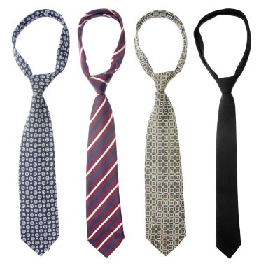 Tie set clipart