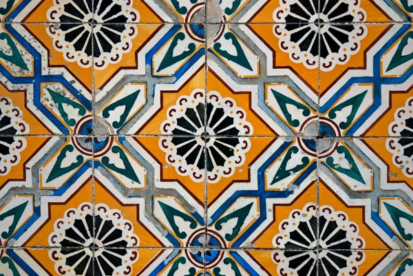 Azulejos de cerámica de estilo español vintage — Foto de Stock