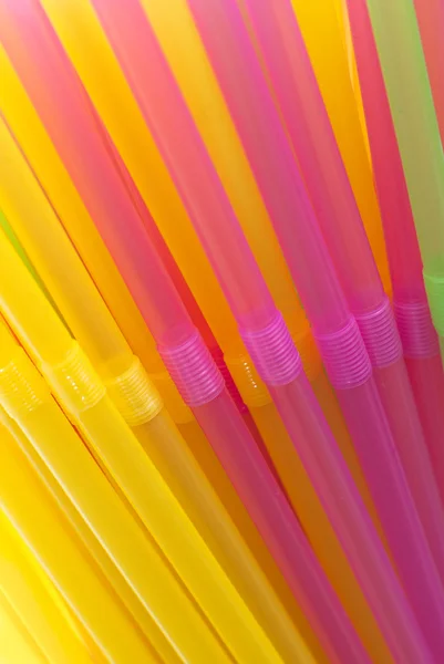 Pajitas coloridas para beber —  Fotos de Stock