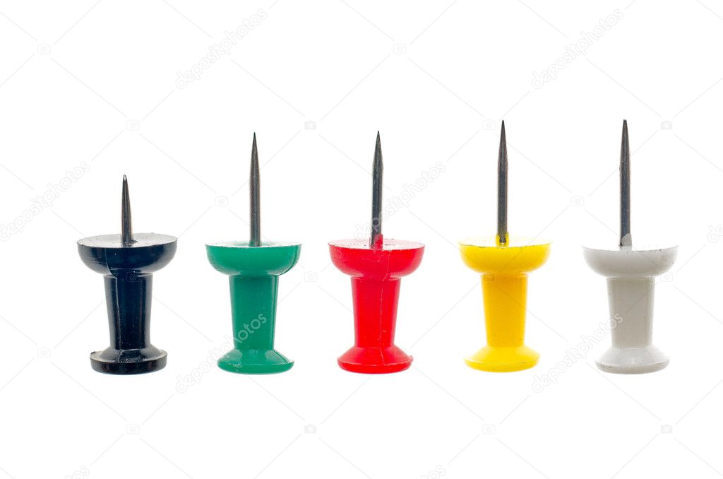 Colored pins — Stock Photo © homydesign 5877925