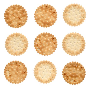 Set of saly crackers clipart