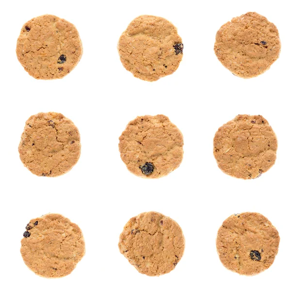 Set of oatmeal cookies — Stock Photo, Image