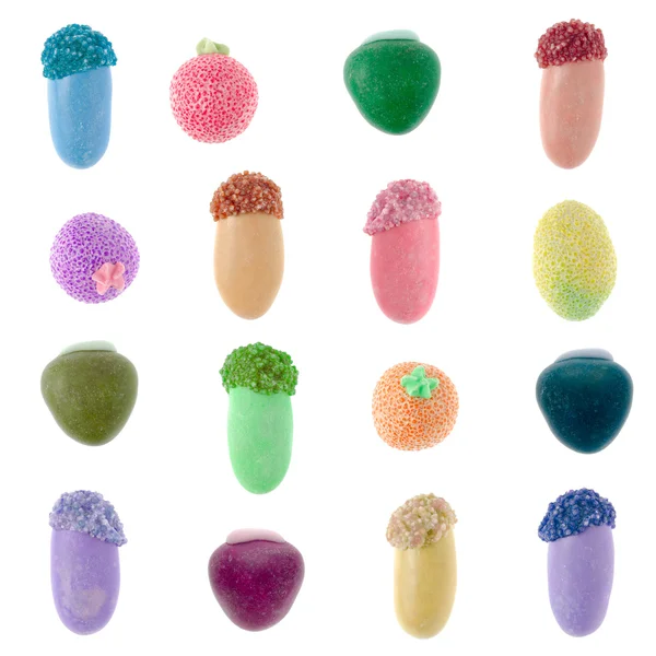 Conjunto de doces coloridos de Páscoa — Fotografia de Stock