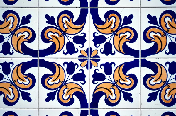 stock image Vintage spanish style ceramic tiles