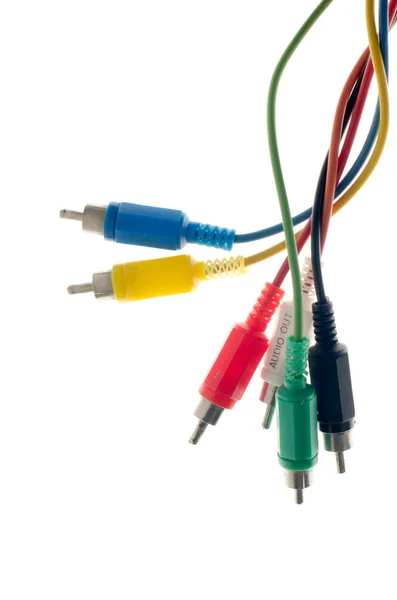 RCA male plugs — Stock Photo, Image