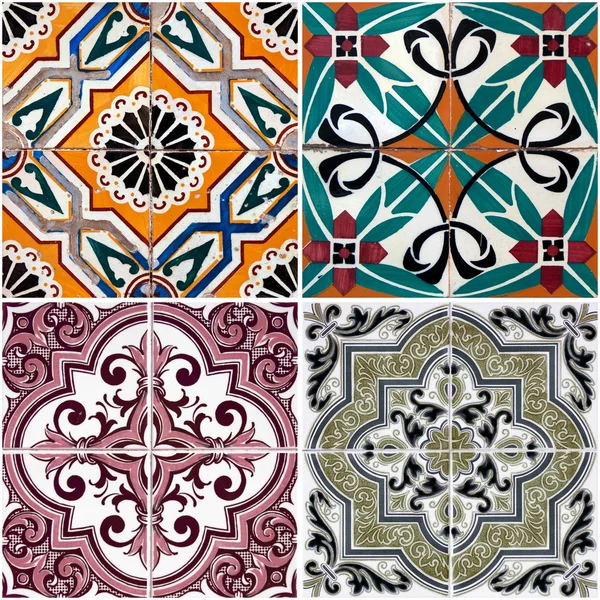 Vintage ceramic tiles — Stock Photo, Image
