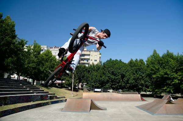 BMX Bicicleta Stunt Top — Foto de Stock