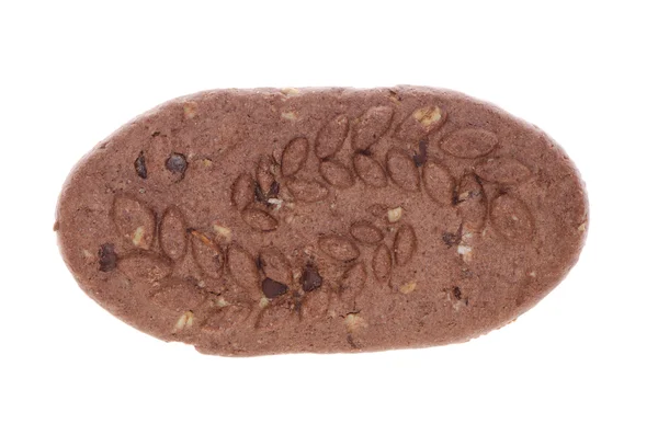 Cookie met noten en chocolade — Stockfoto