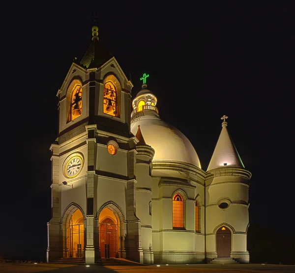Sameiro santuary bij nacht — Stockfoto