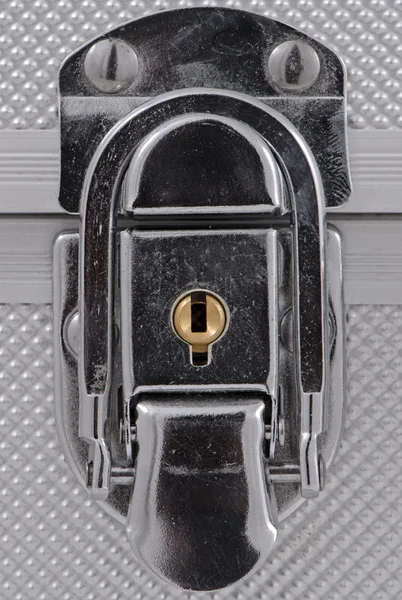 Metal case lock — Stock Photo, Image