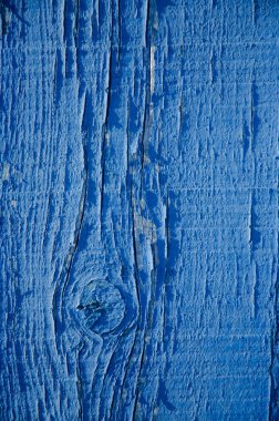 Blue paint on wood background clipart