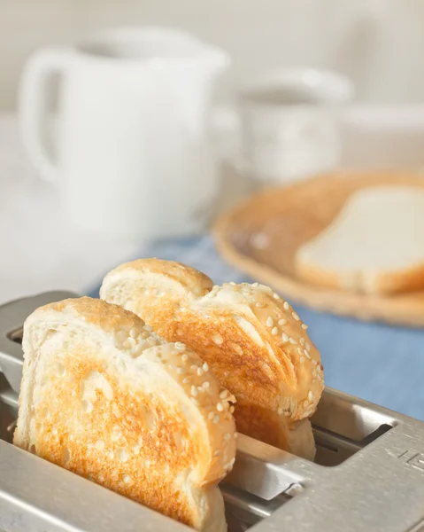 Завтрак тост — стоковое фото