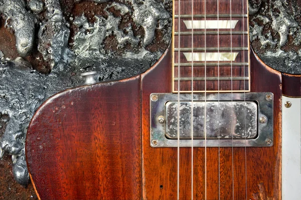 Guitarra rabugenta — Fotografia de Stock
