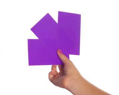 Purple Index Cards clipart