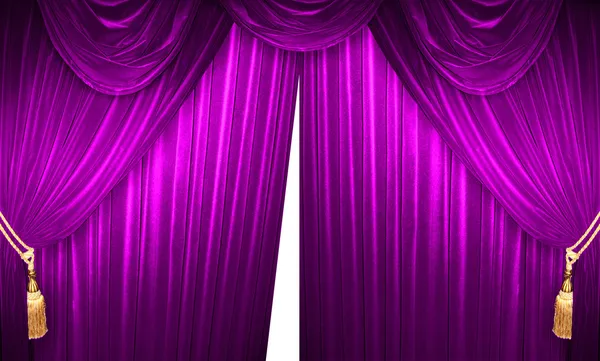 Nobres cortinas de teatro — Fotografia de Stock