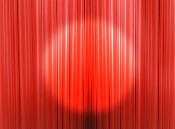 A színház színpad függöny — Stock Fotó