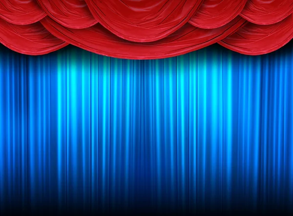 Modern curtains of a stage — Stock Photo, Image