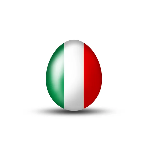 Stock image Easter with an Italian flag