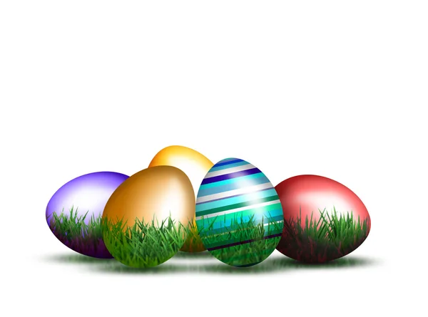 Collage di uova di Pasqua — Foto Stock