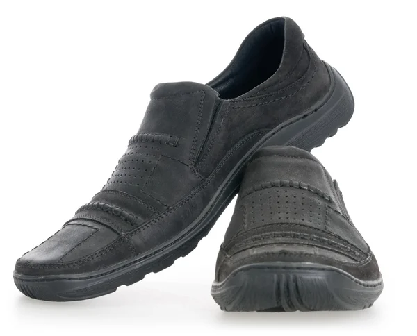 Men's walking shoes nubuck — Stock Photo, Image