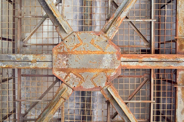 Estructura metálica oxidada —  Fotos de Stock