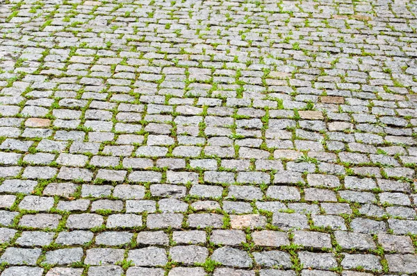 Мощеные каменные тротуары — стоковое фото