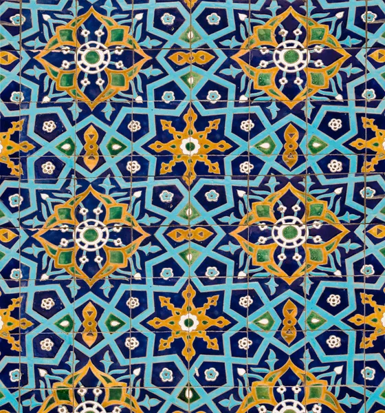 Padrão oriental em azulejos — Fotografia de Stock