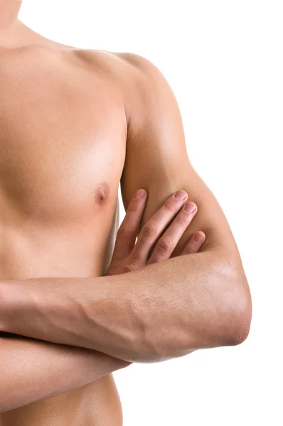 Плече і рука голого чоловічого тіла — стокове фото