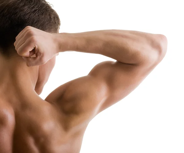 Spalla e braccio nudo corpo maschile — Foto Stock