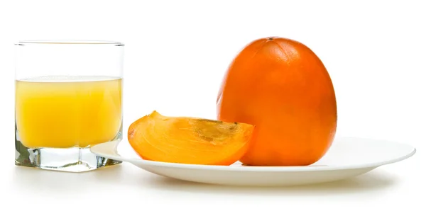 Fruit juicy persimmons — Stock Photo, Image