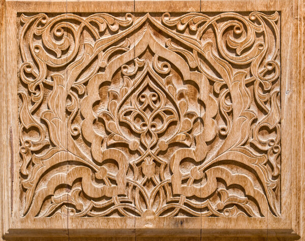 Art of wood carving.