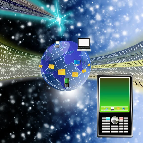 The newest telecommunication technologies — Stock Photo, Image