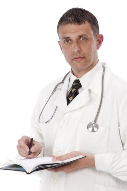 The practising doctor clipart