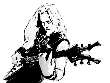 Guitarist clipart