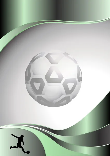 Soccer métal byckground — Image vectorielle