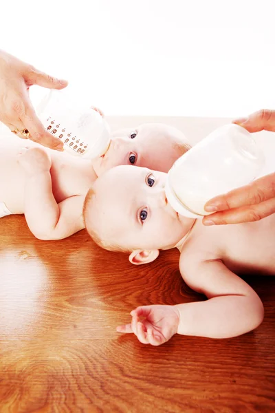 Gemelos bebé — Foto de Stock