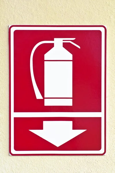 Señal extintor de incendios . — Foto de Stock