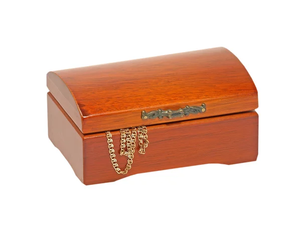 Jewlery wooden chest. — Stock Photo, Image