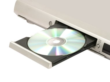 CD/DVD player. clipart