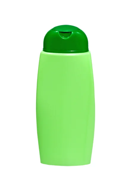 緑の化粧品容器. — ストック写真