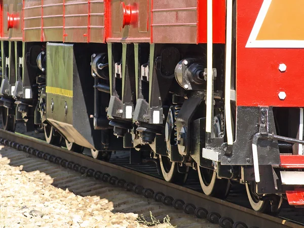 Locomotives wheels. — Stock Photo, Image