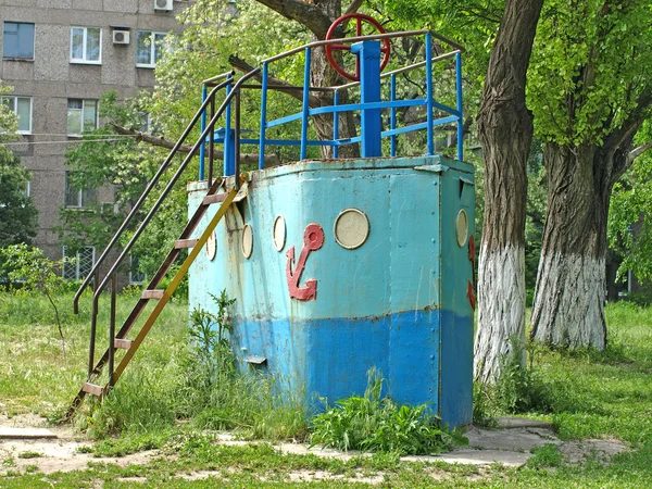 stock image Old rusty decorative ship.