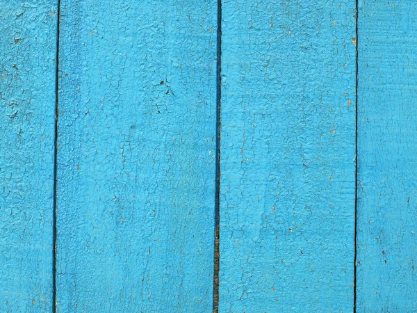 Blauwe houten hek. achtergrond. — Stockfoto