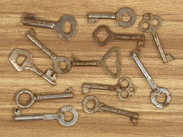 Old metal keys. — Stock Photo, Image